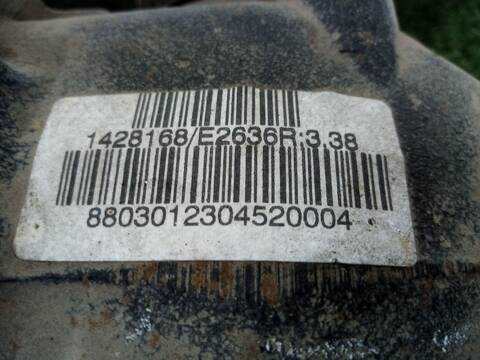 Foto 3ª: Diferencial Trasero Bmw Serie 3 316 1.8 TI 115CV 85KW COMPACT E46) N42B18 [N42B18A] (2003)