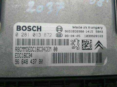 Centralita Motor ECU Peugeot 308 SPORT 109CV 80KW