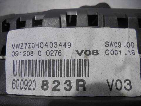 Foto 3ª: Cuadro de Instrumentos Volkswagen Polo 1.4 16V 80CV 59KW [BUD] (2009)