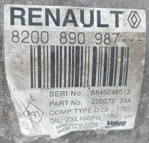 Foto 3ª: Compresor Aire Acondicionado Renault Laguna 1.9 DCI DIESEL 120CV [F9Q750] (2001)