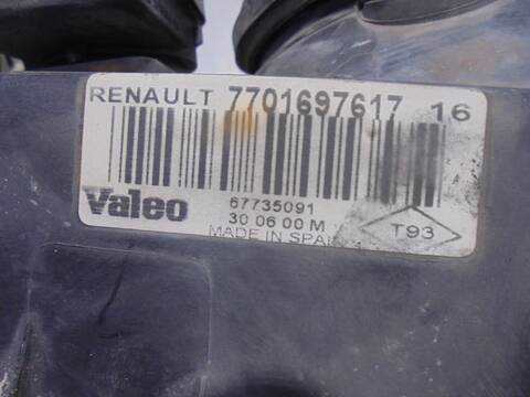 Foto 2ª: Faro Izquierdo Renault Clio 1.9 D 64CV 47KW [F8Q K6] (2000)