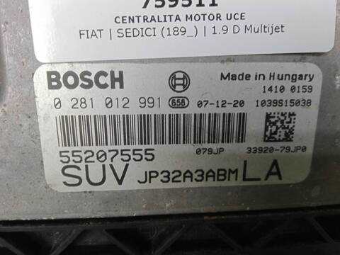 Foto 2ª: Centralita Motor ECU Fiat Sedici 1.9 D MULTIJET 120CV 88KW [D19AA] (2009)