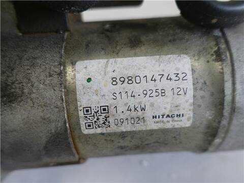 Foto 3ª: Motor de Arranque Opel Astra 1.7 81 KW BERLINA [D-Z17DTR] (2010)