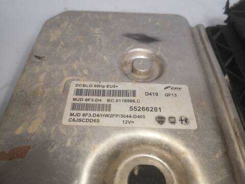 Centralita Motor ECU Fiat Doblo 1.6 D 105CV 77KW II 263) CARGO 263A2000