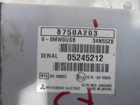 Foto 2ª: Centralita Motor ECU Mitsubishi ASX CHALLENGE 2WD 117CV 86KW [4A92] (2010)