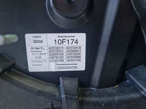 Foto 2ª: Elevalunas Eléctrico Delantero Izquierdo Mercedes Clase C 160 C 350 T E 205.247) 279CV FAMILIAR [274920] (2015)