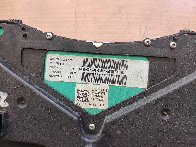 Foto 2ª: Cuadro de Instrumentos Peugeot 307 1.6 HDI [9HZ] (2006)