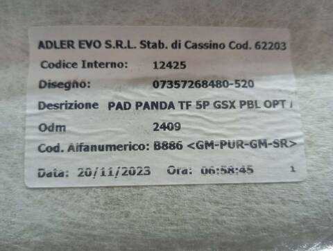 Foto 2ª: Techo Interior Fiat Panda RED 69CV 51KW [46341162] (2023)