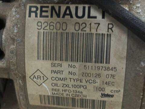 Foto 3ª: Compresor Aire Acondicionado Renault Captur 0.9 TCE 90 (2013)