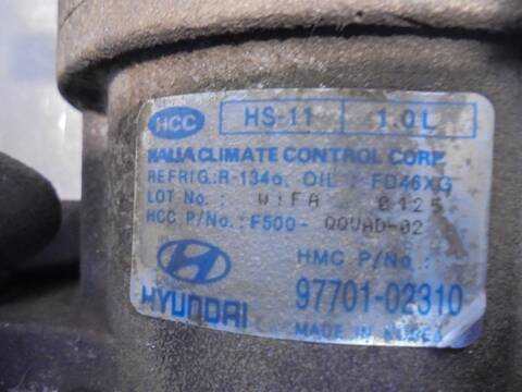 Foto 3ª: Compresor Aire Acondicionado Hyundai Atos 1.0 CAT 58CV 43KW [G4HCE] (2001)