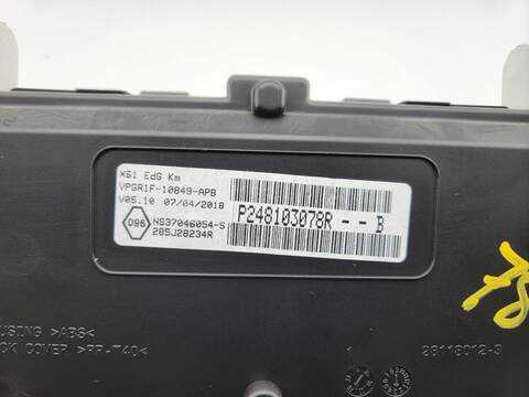 Foto 2ª: Cuadro de Instrumentos Renault Kangoo PROFESIONAL 90CV 66KW [K9K628] (2018)