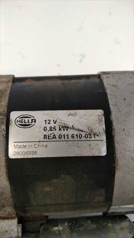 Foto 1ª: Motor de Arranque Renault Kangoo 1.2 GASOLINA [G/D7F G7] (2002)