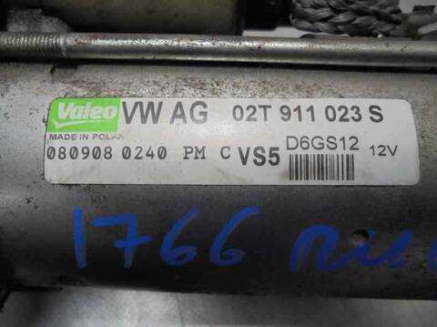 Foto 2ª: Motor de Arranque Skoda Fabia 1.2 60CV 44KW [BBM] (2008)
