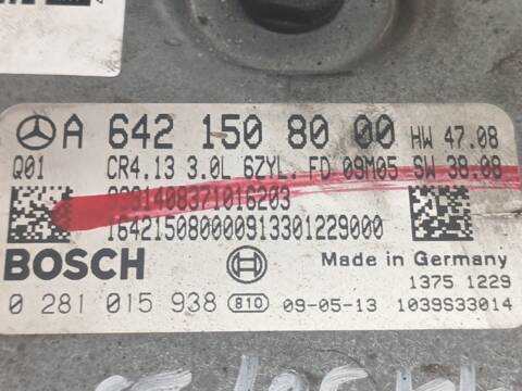 Foto 2ª: Centralita Motor ECU Mercedes Clase R 280 R 350 CDI 4-MATIC 251.022 251.122) (2005)