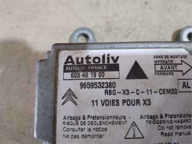 Foto 2ª: Centralita Airbag Citroen C5 2.0 EXCLUSIVE [2.0 LTR. - 100 KW HDI CAT (RHR - DW10BTED4)] [RHR (DW10BTED4)]