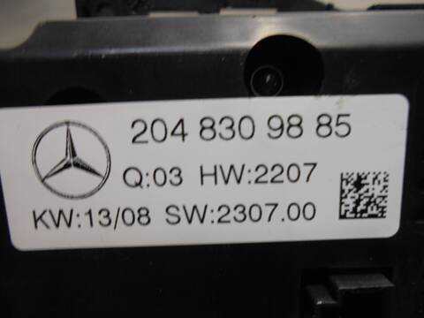 Foto 2ª: Mando Climatizador Mercedes Clase C 160 2.1 CDI CAT BERLINA 170CV 125KW [646811] (2009)