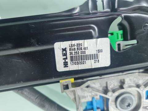 Foto 3ª: Elevalunas Manual Trasero Izquierdo Audi A5 265CV [DMTA] (2021)