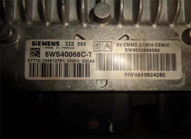 Centralita Motor ECU Citroen C3 1.4 HDI