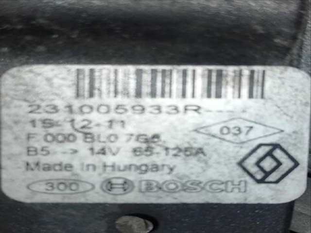 Foto 3ª: Alternador Dacia Dokker 1.5 DCI KEAJ KEAH) (2012)