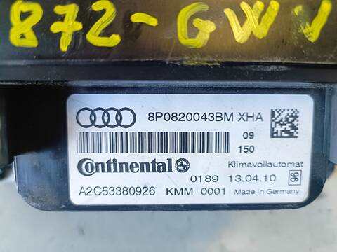 Foto 3ª: Mando Climatizador Audi A3 1.6 TDI AMBIENTE 105CV (2004)