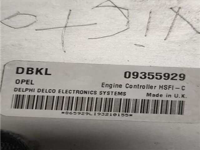 Foto 3ª: Centralita Motor ECU Opel Astra 1.6 16V [X 16 XEL]