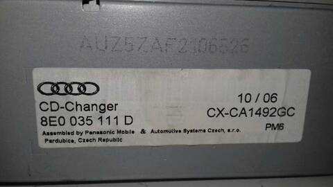 Foto 3ª: Sistema Audio Radio CD Audi A3 2.0 FSI AMBIENTE 150CV 110KW [BVY] (2006)