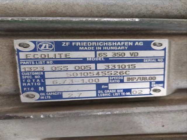 Foto 2ª: Caja Cambios Renault Camion TRUCKS MASCOTT CAJA/CHASIS 160.35 A00100013 A01100013) (1999)