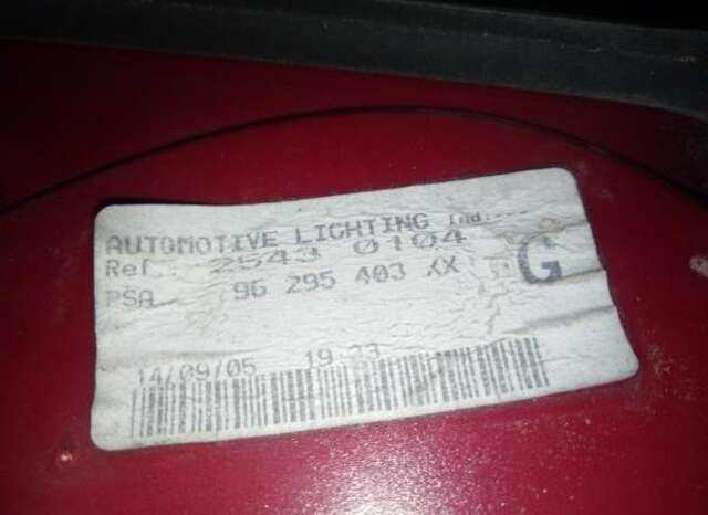 Piloto Portón Izquierdo Peugeot 607 2.0 HDI