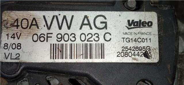 Alternador Volkswagen Eos 2.0 TDI