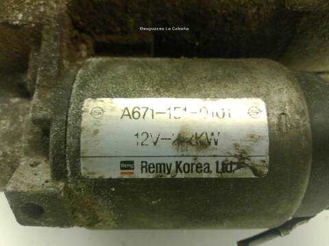 Foto 2ª: Motor de Arranque Ssangyong Korando 2.0 E-XDI 175CV [D20DTF] (2010)