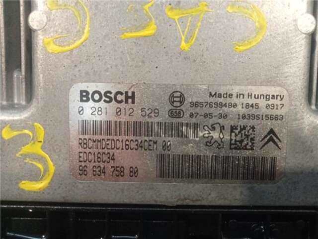 Foto 2ª: Centralita Motor ECU Citroen C3 1.4 HDI [8HZ (DV4TD)]