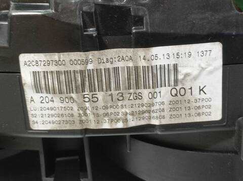 Foto 2ª: Cuadro de Instrumentos Mercedes Clase C 160 C 220 CDI BLUEEFFICIENCY 204.002) 170CV 125KW [651911] (2013)