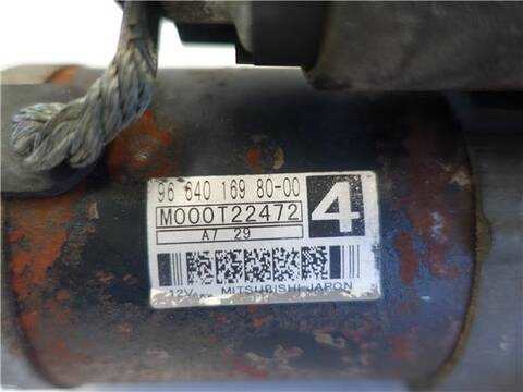 Foto 3ª: Motor de Arranque Citroen C4 1.6 HDI BERLINA 90CV 66KW [9HX (DV6ATED4)] (2007)