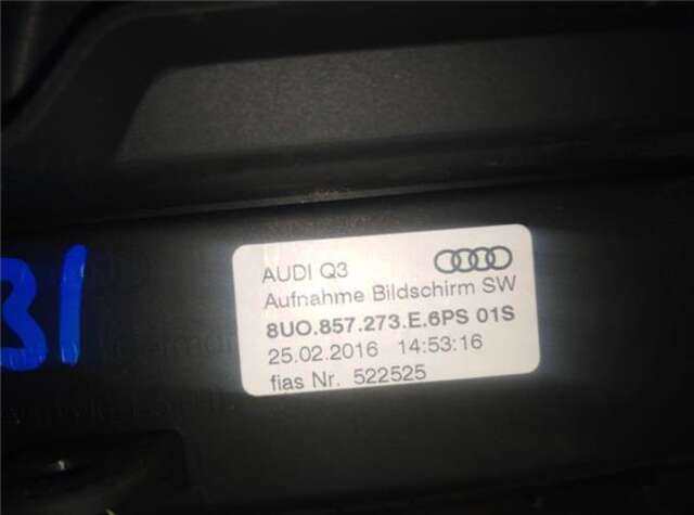 Sistema GPS Audi Q3 2.0 TDI (130KW) AMBITION QUATTRO [2.0 LTR. - 130 KW 16V TDI]