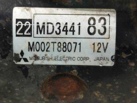 Foto 2ª: Motor de Arranque Mitsubishi Galloper 2.5 TD CAT 99CV 73KW [4D56] (2002)
