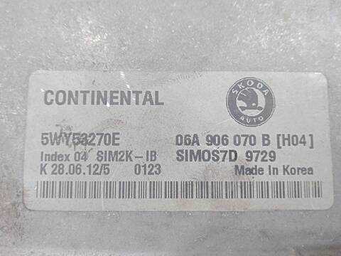 Foto 3ª: Centralita Motor ECU Skoda Octavia 1.6 LPG 102CV 75KW [CHGA] (2012)
