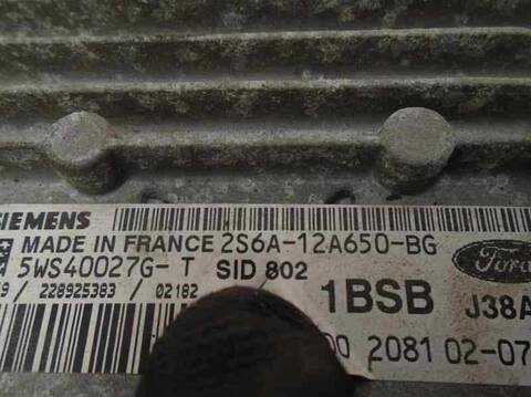 Foto 2ª: Centralita Motor ECU Ford Fiesta AMBIENTE 68CV 50KW [F6JA] (2003)