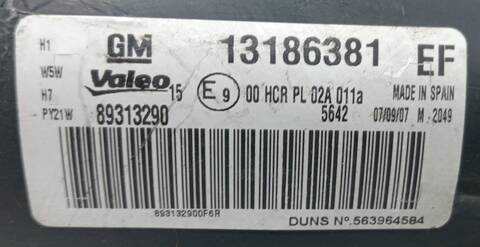 Foto 2ª: Faro Izquierdo Opel Corsa 1.4 16V 90CV (2006)