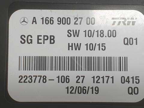 Foto 2ª: Centralita Motor ECU Mercedes Clase ML 250 2.1 CDI 204CV 150KW AUT. 166.004) W166) OM651 (2011)