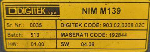 Foto 2ª: Centralita Motor ECU Maserati Quattroporte BASICO 4 V8 CAT 400CV (2004)