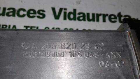 Foto 3ª: Elevalunas Eléctrico Trasero Izquierdo Mercedes Clase C 160 1.8 CAT BERLINA 143CV 105KW [271946] (2003)