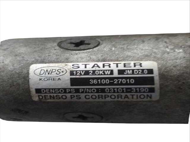 Foto 3ª: Motor de Arranque Hyundai Sonata 2.0 CRDI (2004)