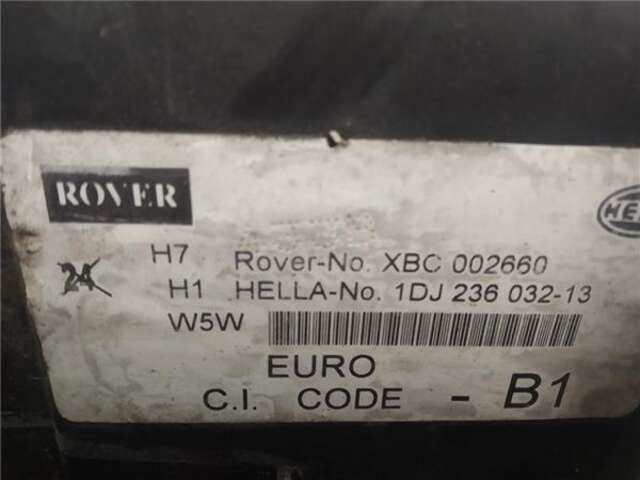 Foto 3ª: Faro Izquierdo Rover Serie 75 2.0 CDTI COMFORT [2.0 LTR. - 96 KW 16V CDTI] [204D2]