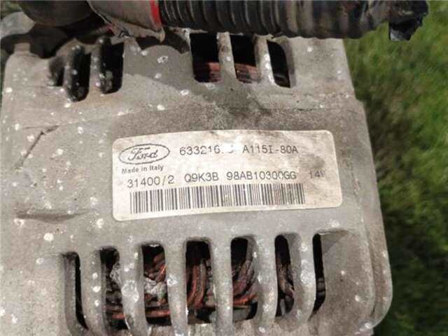 Foto 2ª: Alternador Ford Focus 1.6 AMBIENTE [1.6 LTR. - 74 KW 16V CAT] [FYDB]