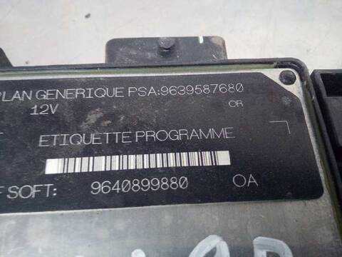 Foto 2ª: Centralita Motor ECU Peugeot 206 XR BERLINA 69CV 51KW [WJY] (2001)