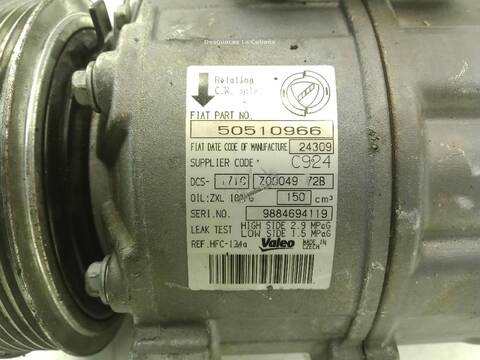 Foto 2ª: Compresor Aire Acondicionado Alfa Romeo 159 VERSION INDEFINIDA (2006)