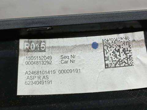 Foto 3ª: Retrovisor Derecho Mercedes Clase B 150 B 180 CDI 246.212) 109CV 80KW [607951 O(K9K6)] (2015)