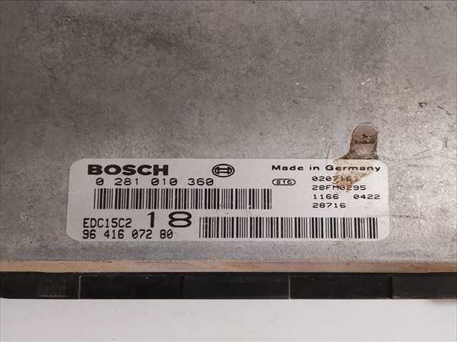 Foto 2ª: Centralita Motor ECU Citroen Berlingo - [RHY] (2003)