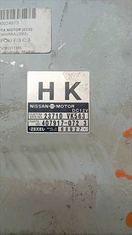 Foto 2ª: Centralita Motor ECU Nissan Navara 2.5 DI D22 133CV [Y D25] (2003)