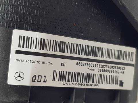 Foto 3ª: Kit Airbag Mercedes Clase C 160 CLA 200 D 117.908) (2015)